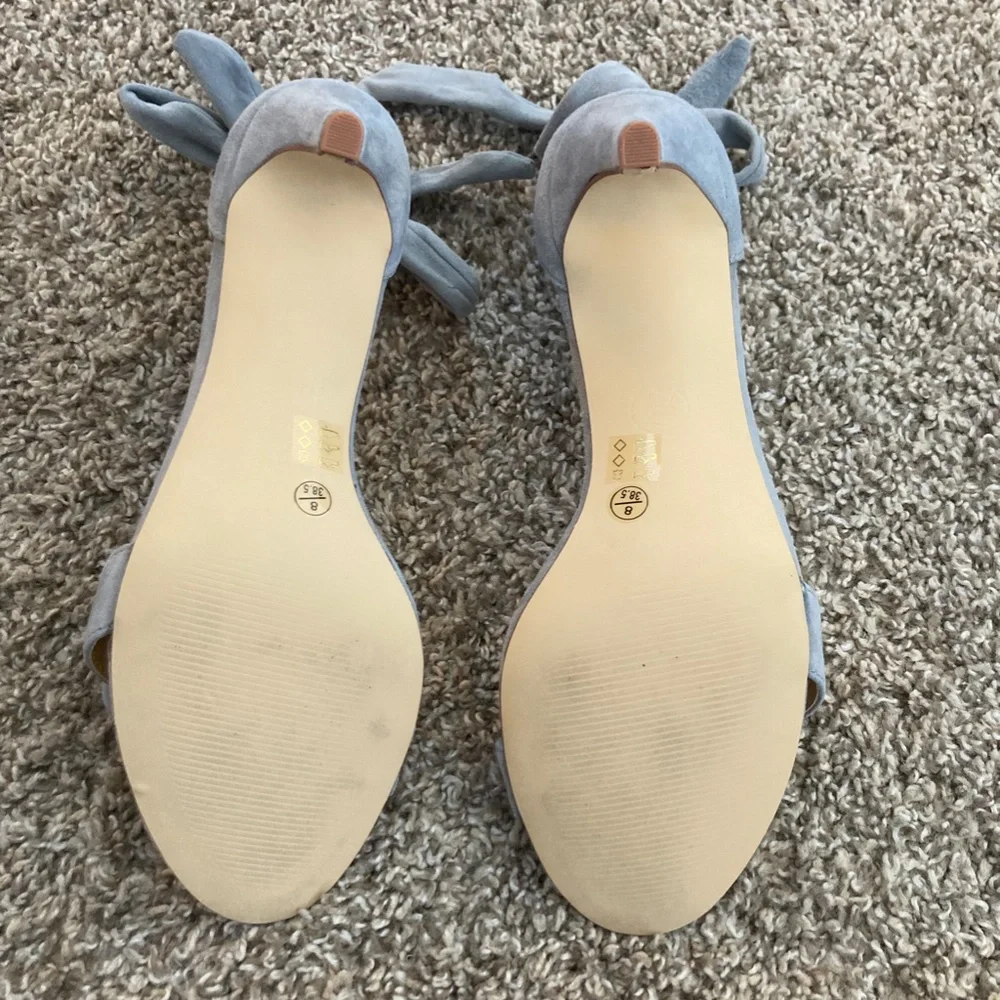 Chinese Laundry Rhonda Suede Chambray Heels - Picture 5 of 6